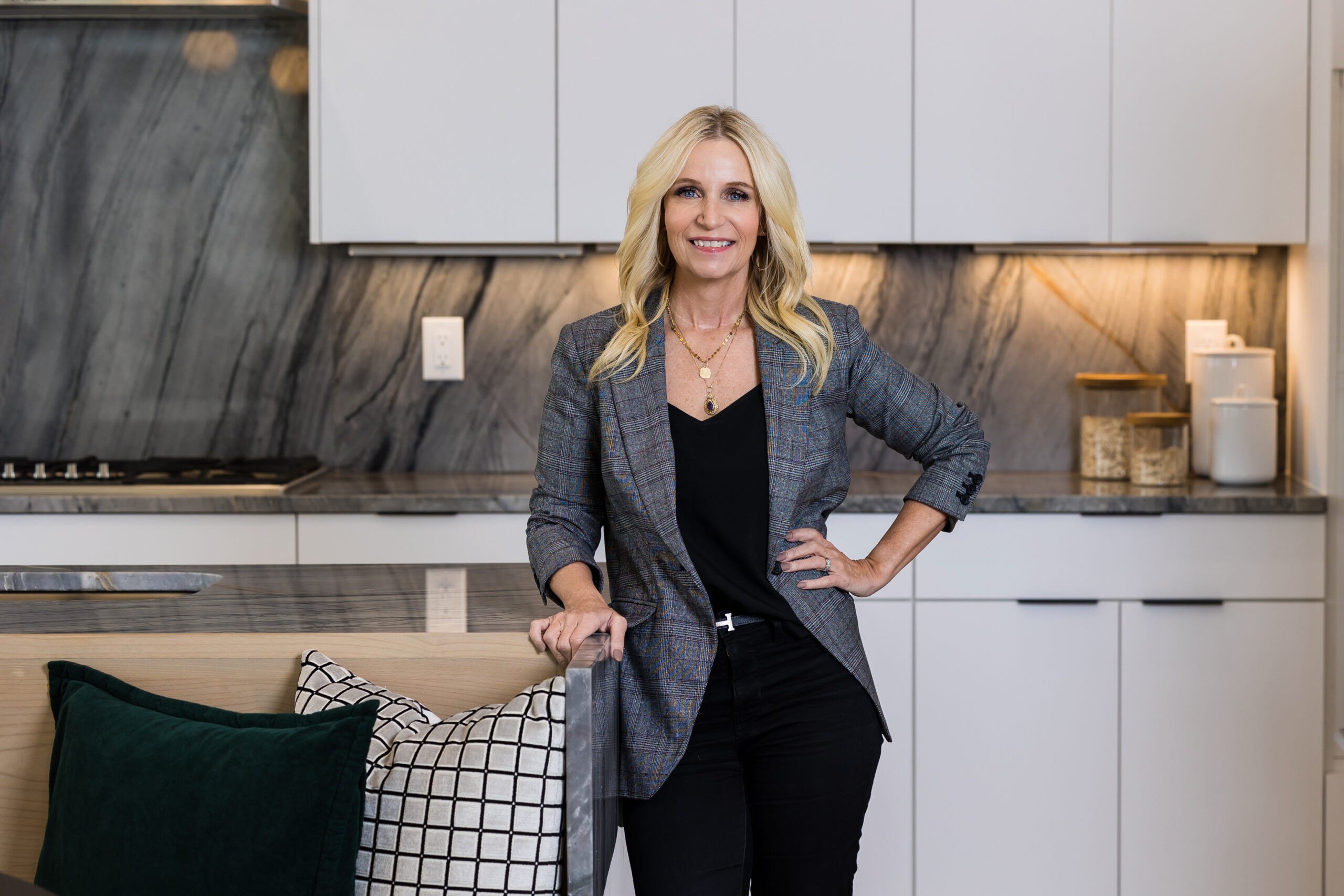 Lifestyle portraits in new home in Windsor, Colorado.